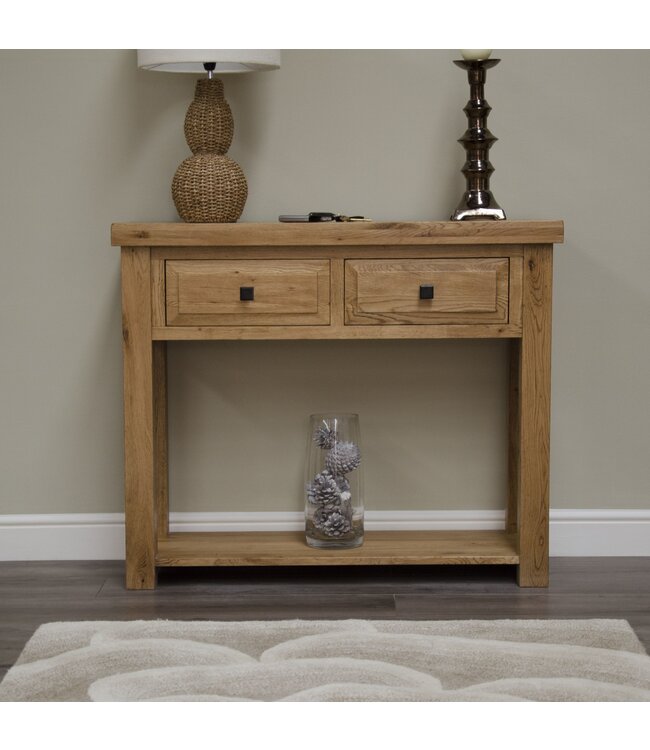 Homestyle GB Deluxe Oak Hall Table