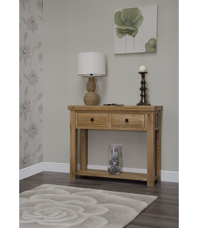 Homestyle GB Deluxe Oak Hall Table