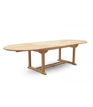 Teak Oval Extending Table - 240 CM