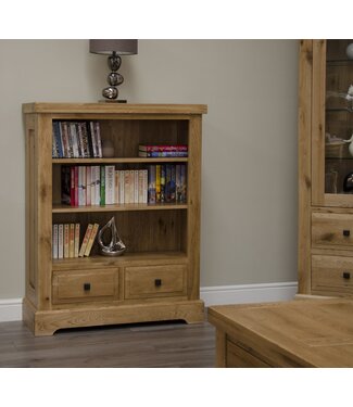 Homestyle GB Deluxe Oak Small Bookcase