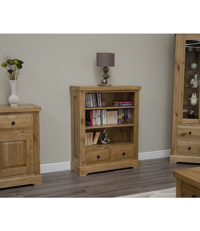 Homestyle GB Deluxe Oak Small Bookcase