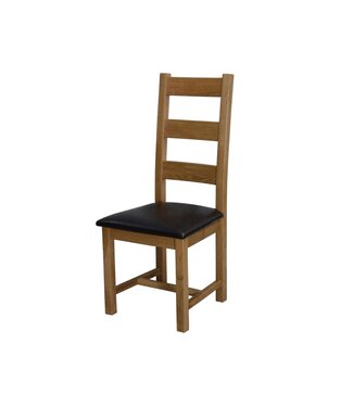 Homestyle GB Deluxe Oak Ladder Back Dining Chair