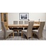 Homestyle GB Deluxe Oak Super X Leg Extending Dining Table