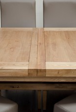 HomestyleGB Deluxe Oak Super X Leg Extending Dining Table