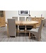 Homestyle GB Deluxe Oak Super Oval Extending Dining Table