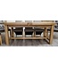 Homestyle GB Deluxe Oak Super Oval Extending Dining Table