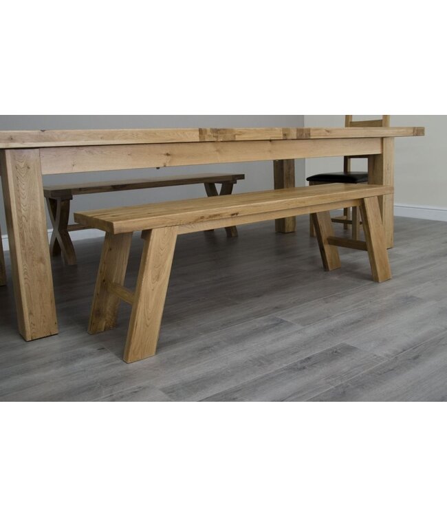 Homestyle GB Deluxe Oak Dining Bench