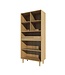 Homestyle GB Scandic Oak Large Bookcase