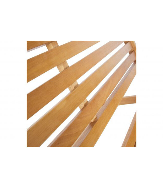 Lois Wooden Lounge Bench  Wood Natural