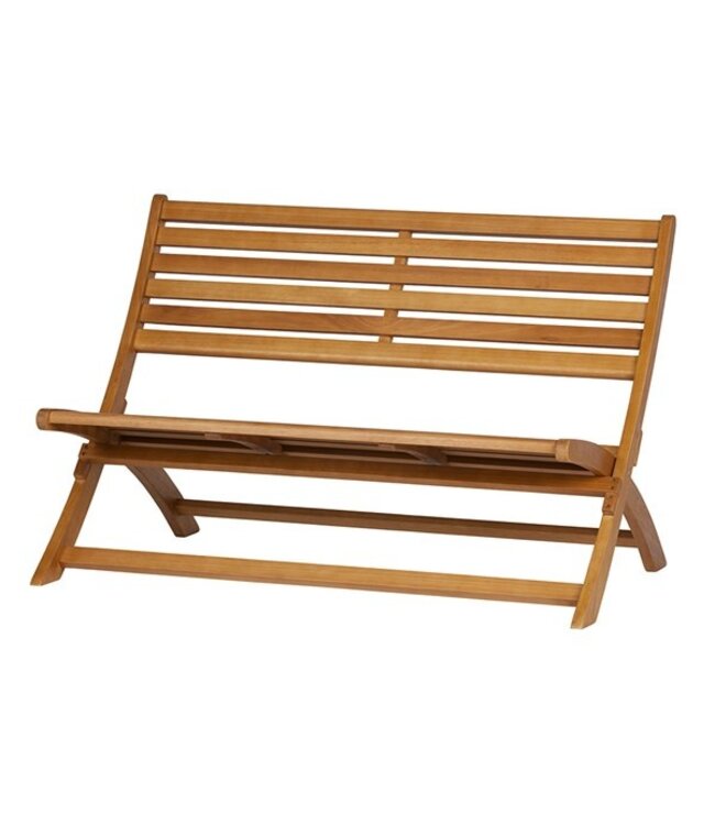 Lois Wooden Lounge Bench  Wood Natural