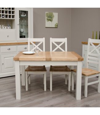 Homestyle GB Painted Deluxe Small Extending Dining Table