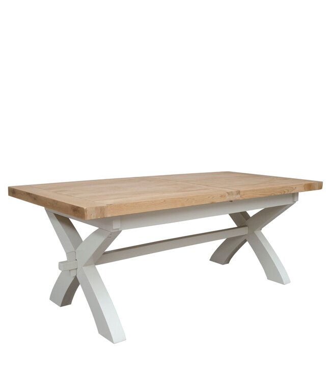 Homestyle GB Painted Deluxe X Leg Extending Table