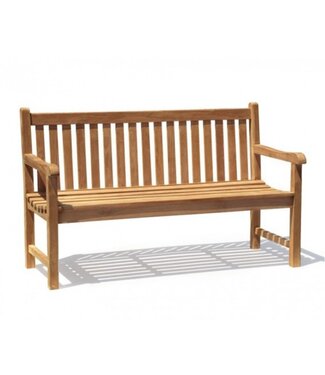 Teak 3 Seater Bench