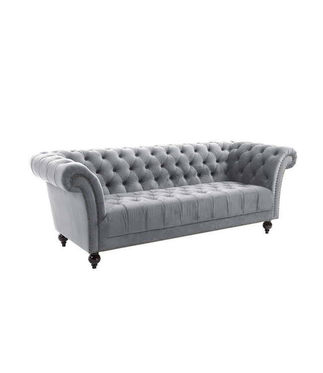Birlea Chester Grey 3 Seater Sofa