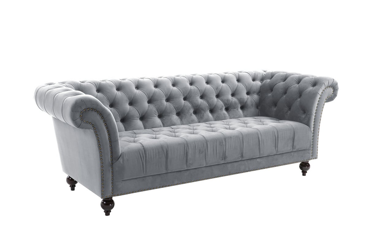Chester 3 Seater Sofa - Grey