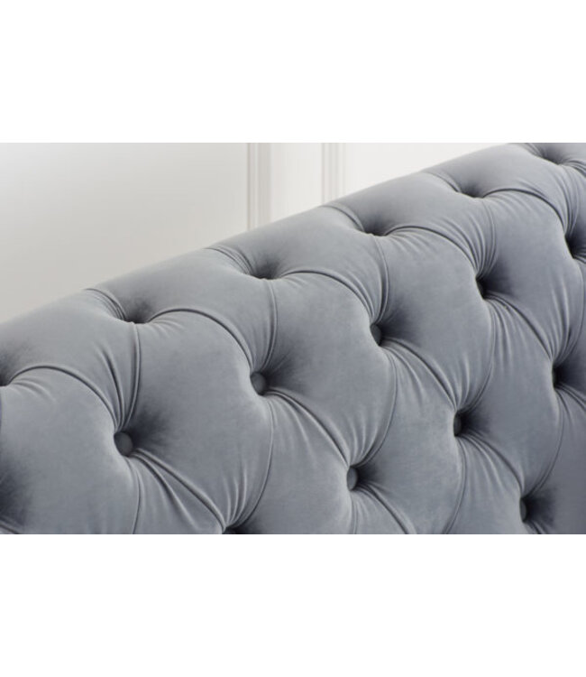 Birlea Chester Grey 3 Seater Sofa