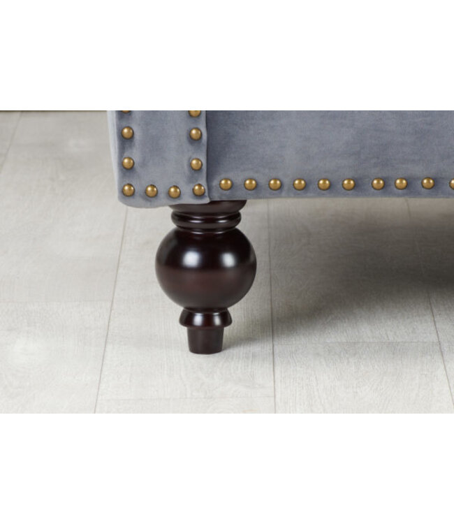 Birlea Chester Grey 3 Seater Sofa