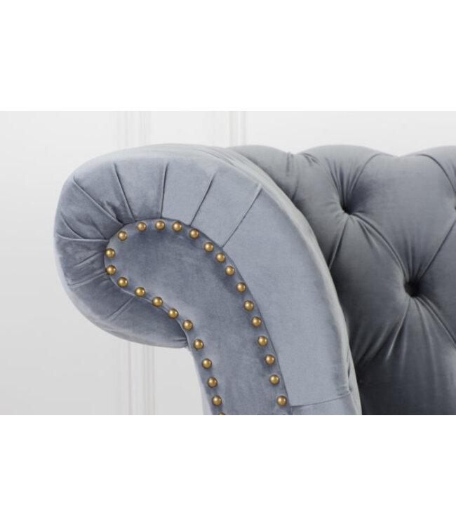 Birlea Chester Grey 3 Seater Sofa