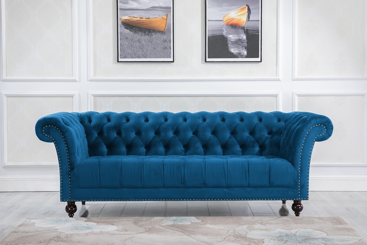 Birlea Chester 3 Seater Sofa Blue Freitaslaf Net LTD