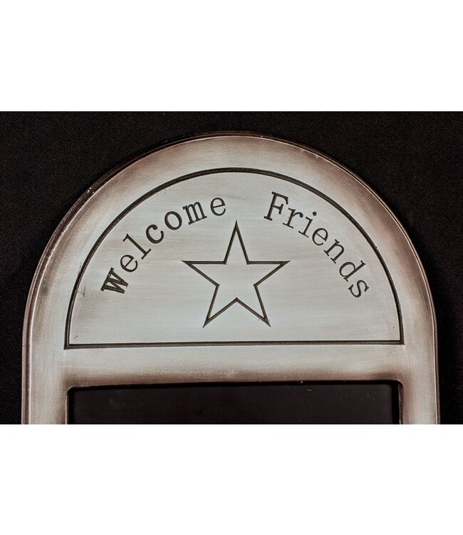 Welcome Friends Wall Hanging Blackboard