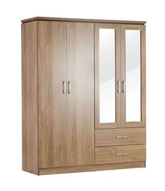 Seconique Charles 4 Door Wardrobe