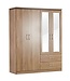 Seconique Charles 4 Door Wardrobe