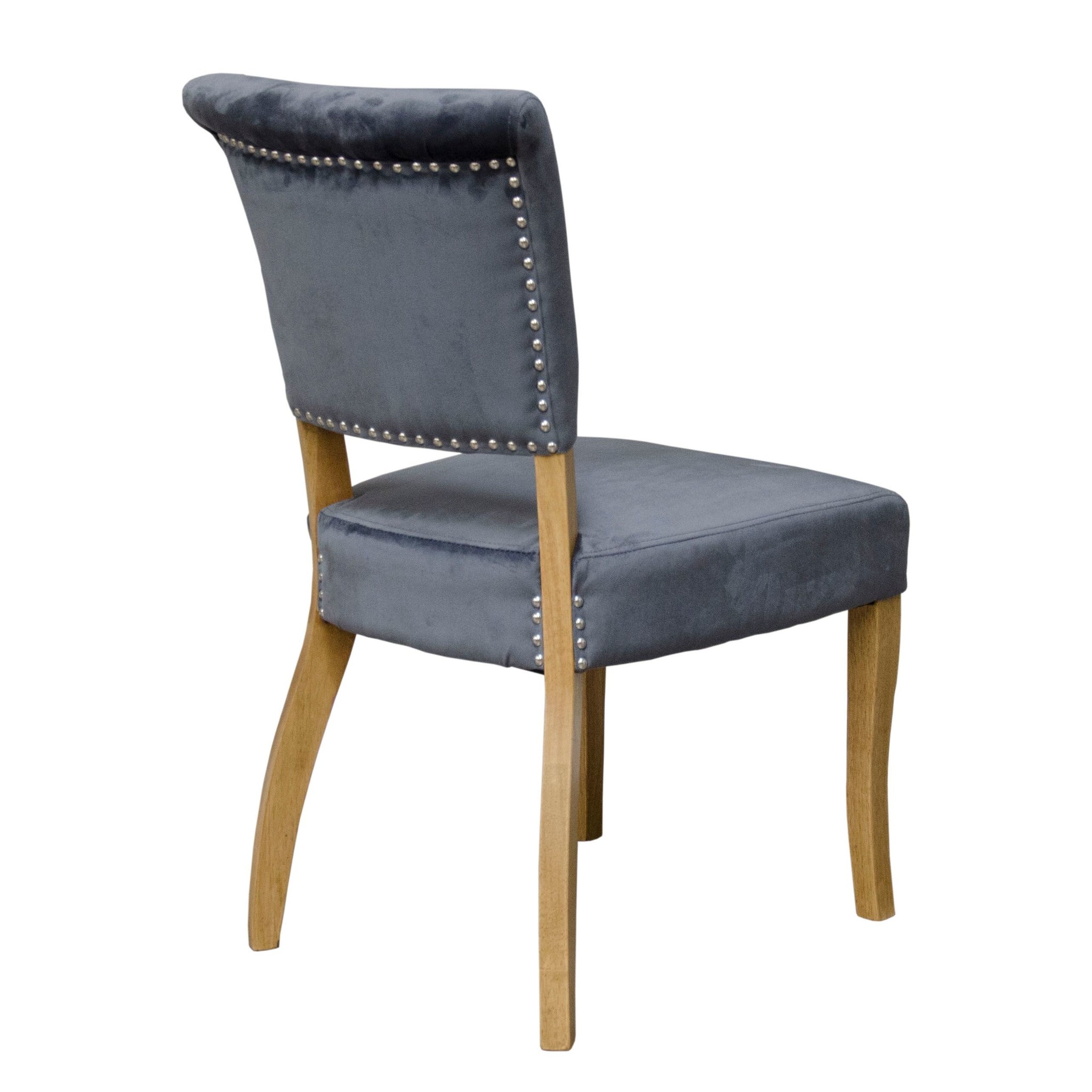 Capri Grey Velvet Dining Chair Pair - Freitaslaf Net LTD - Freitaslaf