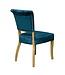 Homestyle GB Capri Blue Velvet Dining Chair - Pair