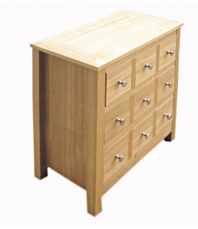 LPD Furniture Oakridge Multi Drawer Chest