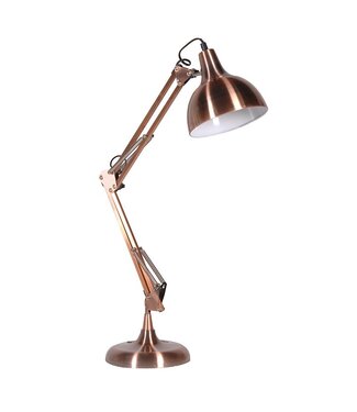 Copper Angled Desk Lamp