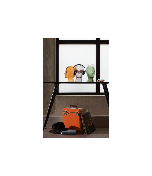 Elvis Glass Head Statue