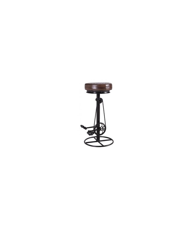 Besp-Oak Furniture Iron Bar Bicycle Stool
