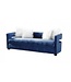 Besp-Oak Furniture Turner Lux Blue 3 Seater Sofa