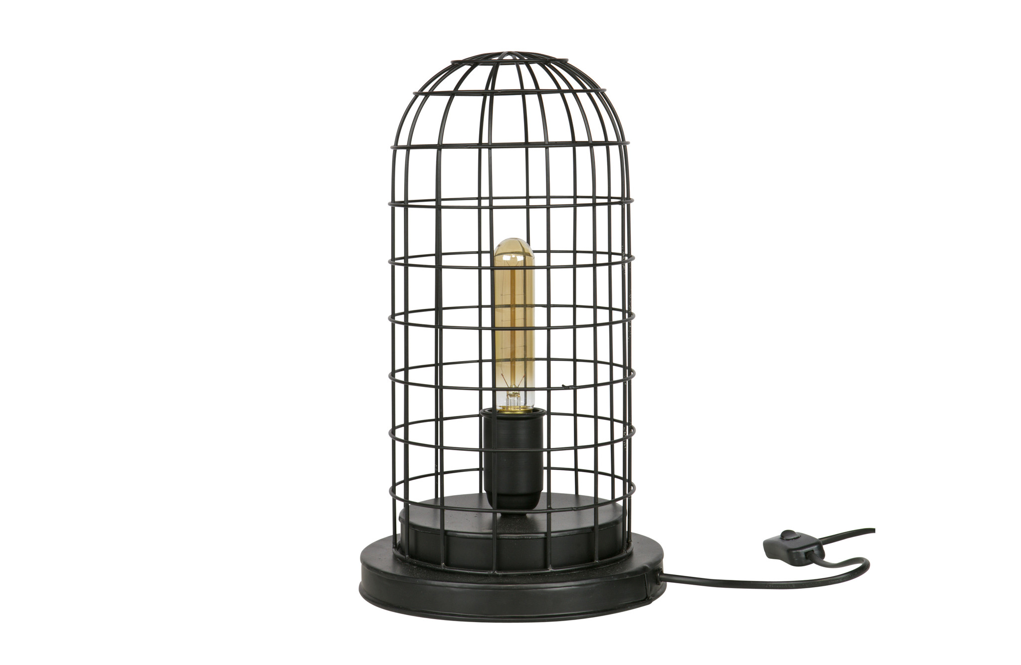 BePureHome Hive Cage Table Lamp - Black