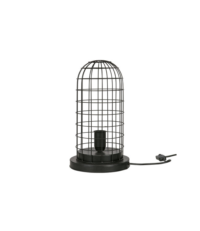 Hive Cage Table Lamp - Black