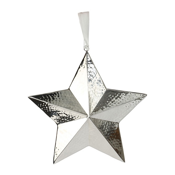 XXL Star Hanging Decoration Hammered Finish - Freitaslaf Net LTD