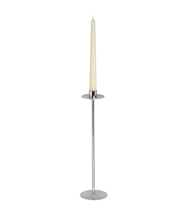 Hill Interiors Nickel Dinner Candle Stand