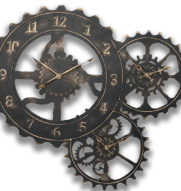 Industrial Gear Wheel Clock
