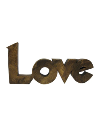 Wooden Word Love Art