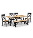 Julian Bowen Hockley Dining Set (Bench & 4 Chairs)