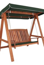 Kingfisher Hardwood Swinging Hammock Bench Seat