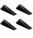 Kingfisher Garden 4 Pack of Rubber Door Stop Wedges