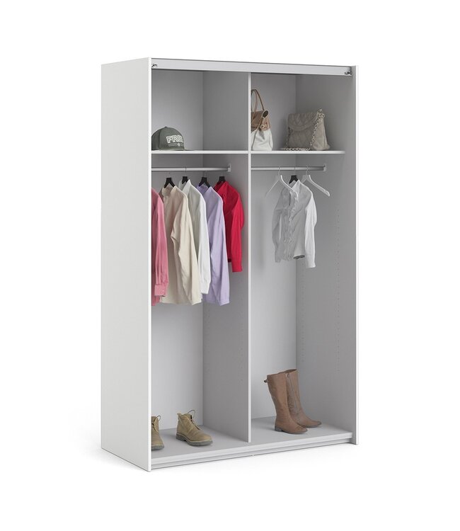 Furniture to Go Verona White Sliding Wardrobe 120 cm