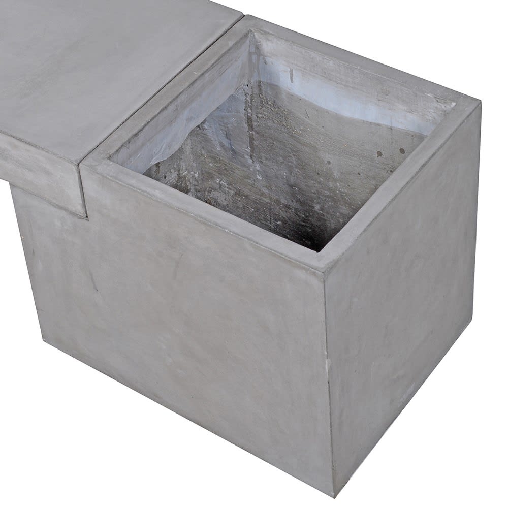 Concrete Bench Planter Freitaslaf Net LTD Freitaslaf Net LTD