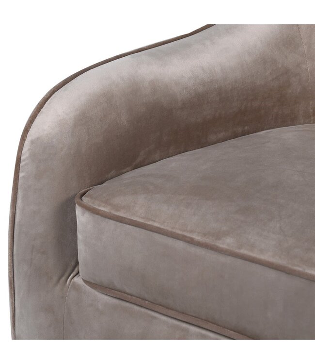 Gold Leg Swivel Chair