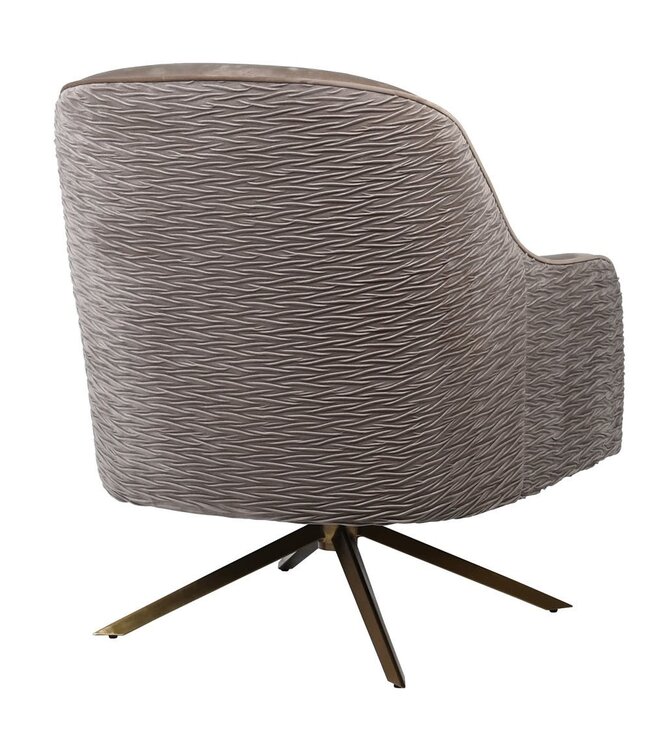 Gold Leg Swivel Chair