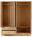 Seconique Nevada 4 Door Wardrobe - Sonoma Oak