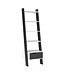 Furniture to Go Oslo Ladder Bookcase - White & Black