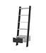 Furniture to Go Oslo Ladder Bookcase - White & Black