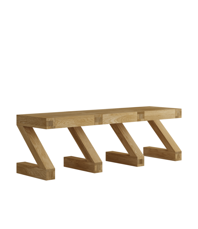 Homestyle GB Z Oak Large Dining Bench
